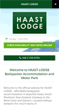 Mobile Screenshot of haastlodge.com